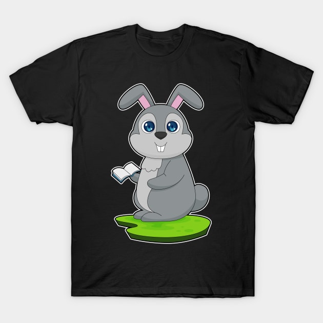 Rabbit Book T-Shirt by Markus Schnabel